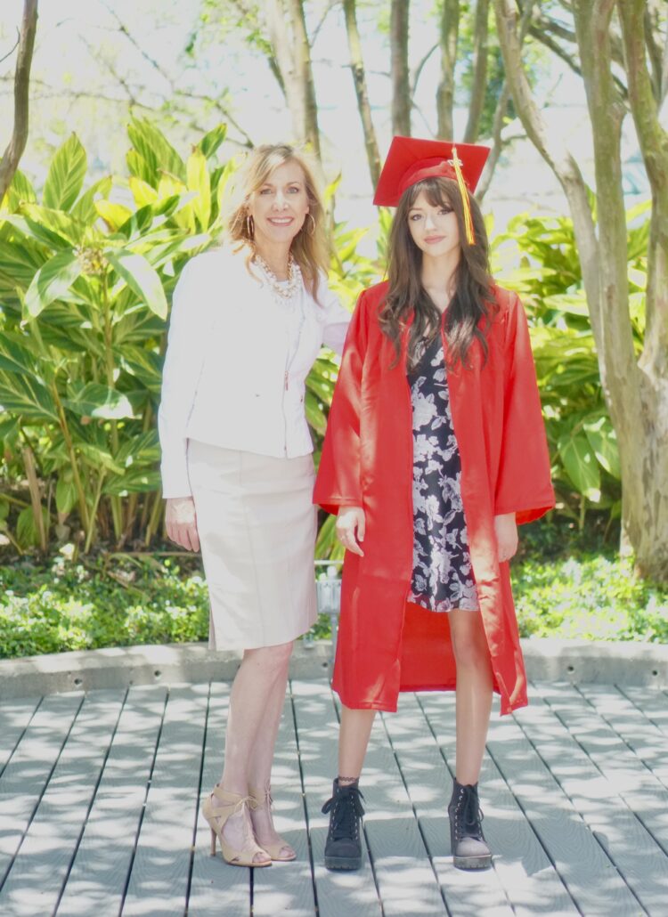 Mother and Daughter graduation photo
