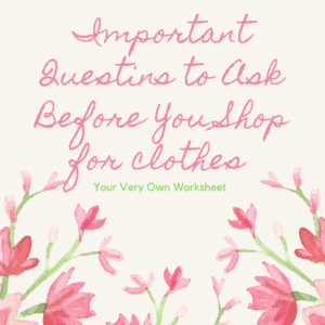 How to Buy Clothes: 5 Important Questions to Ask Before you Shop for Clothes, tips featured by top US over 50 fashion blog, Sharing a Journey.