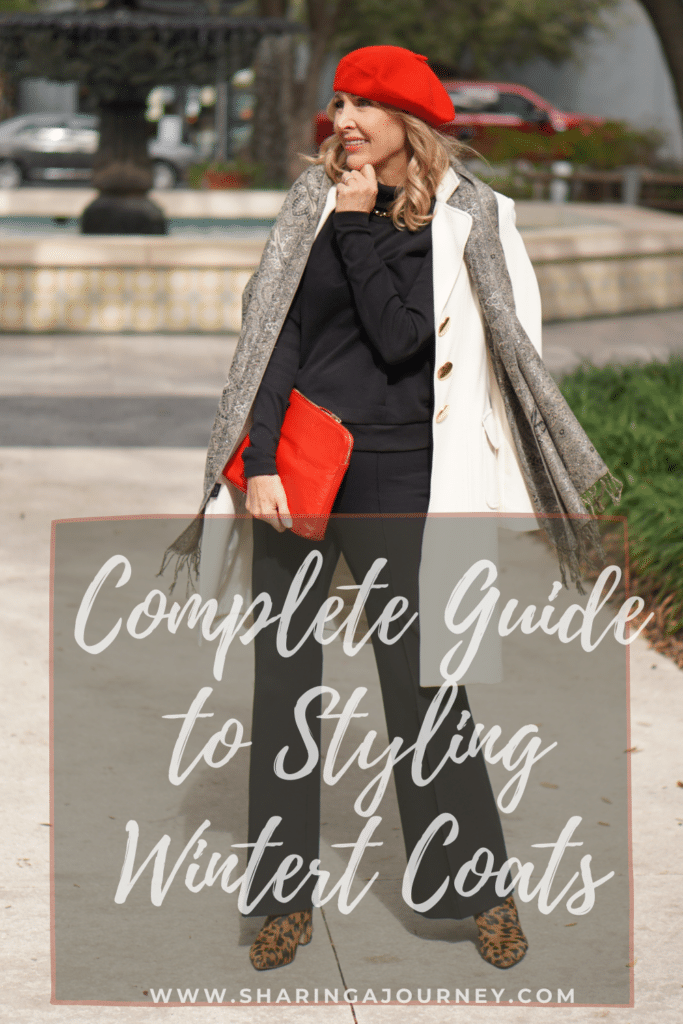 Blogger over 50 Nina From Sharing A Journey on How to Style Winter coats