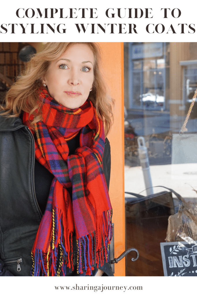 Nina from Sharing A Journey styles winter coats for women over 50