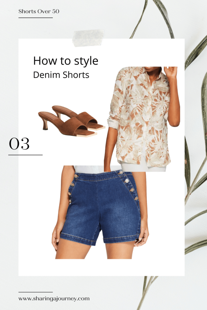 Pinterest pin how to style denim shorts